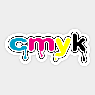 cmyk Sticker